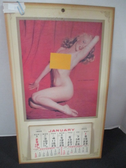 1955 "Golden Dreams" Posed by Marilyn Monroe Calendar