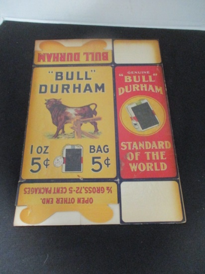 "Bull Durham" Smoking Tobacco Unfolded Box