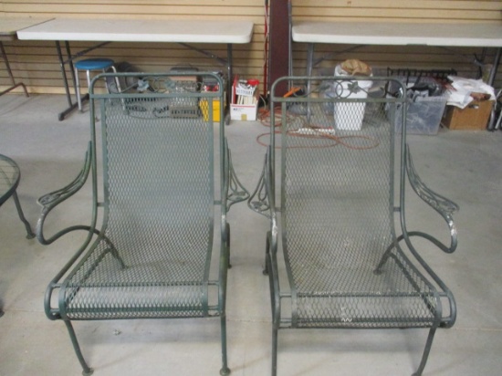 Wrought Iron Outdoor Chairs (PR)