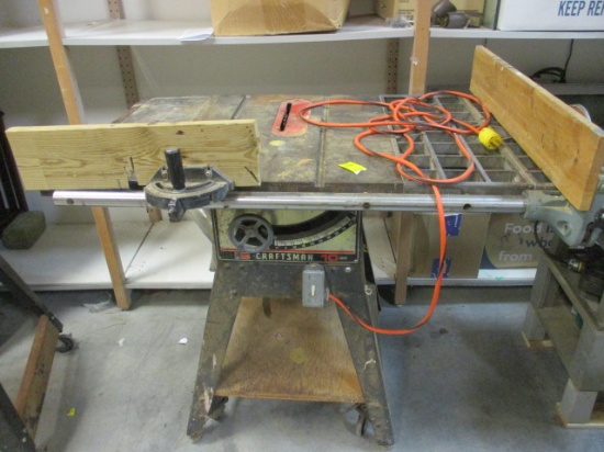 Craftsman 10" Table Saw on Stand Vintage