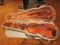 Karl Knilling No. 15182 Violin and Two Bows in Carry Case