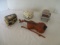 Four Music Boxes-(2)Paino Shaped, (1)Heart Shaped, (1)Violin Shaped