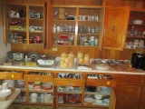 Contents of Wall/Base Cabinets and Drawers-Kitchen Utensils, Figurines,