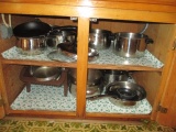 ConNice Pots and Pan Cabinet-Master Chef, Farberware, Revere Ware,