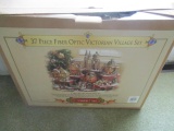 2003 Grandeur Noel Collector's Edition 37 Pc. Fiber Optic Victorian Village
