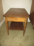 Mersmann Mid Century End Table with Drawer