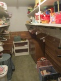 Closet Contents-Side Chair, Wood Grain Finish Nightstand and Chest,
