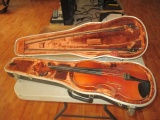 Karl Knilling No. 15182 Violin and Two Bows in Carry Case