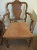 Mid Century Shield Back Wood Art Chair