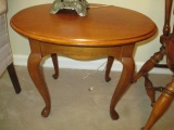 Hammary Oval Oak Occasional Table