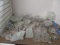 Partial Table Lot-Clear Glassware
