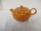 Orange Ceramic Pottery Teapot
