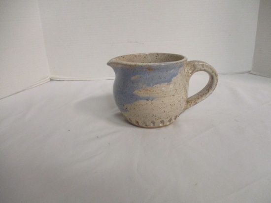 Pottery Pitcher Signed