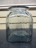 Blown Glass Storage Jar