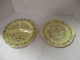 Royal Sebring 'Buck's County' Platter & Unmarked Divided Plate