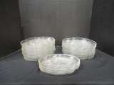 Glass Snack Plates (24)
