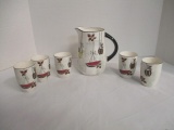 Jamaica by Royal Sealy Japan Pitcher & Tumblers
