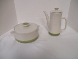 PJP Stoneware Pitcher & Covered Casserole