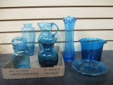 Ice Blue Miscellaneous Glassware