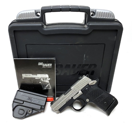 LNIB Sig Sauer P238 Diamond Plate Edition .380 AUTO Semi-Automatic Pistol