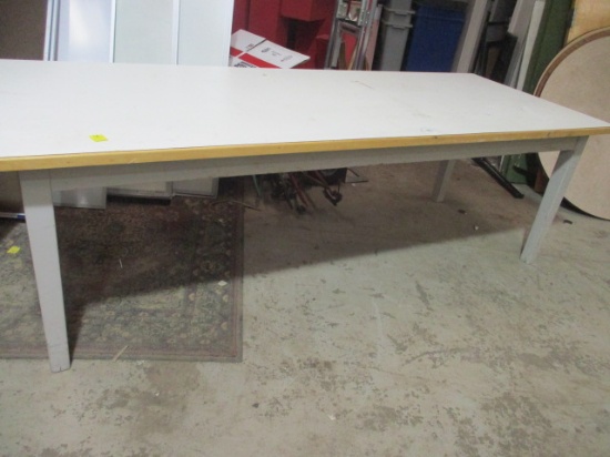 Wood with Laminate Top Table