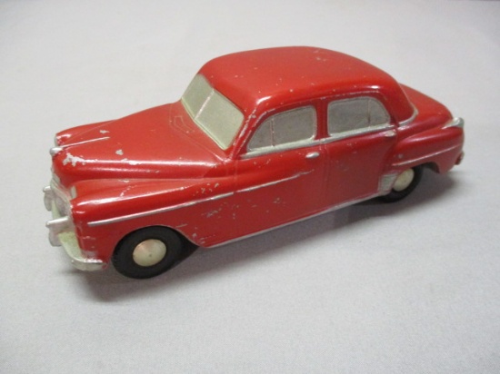 1949 Toy Desoto Custom 4 Door Red Sedan By Banthrico
