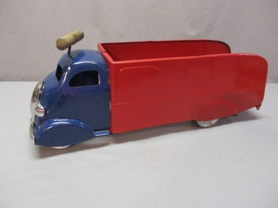 WOW! Vintage Steel Childes Ride On Toy Truck - Missing Seat