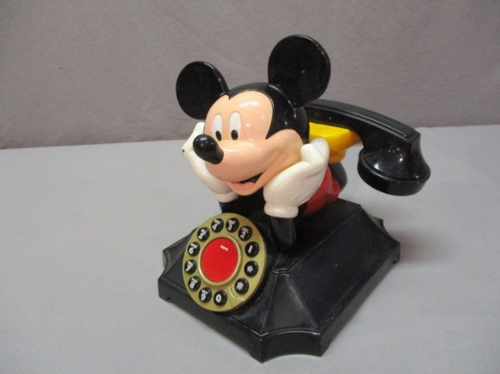 Mickey Mouse Vintage Push Button Desk Phone