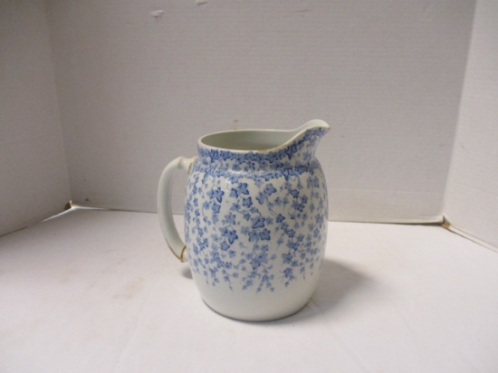 Royal Worcester Blue and White Ivy Pitcher