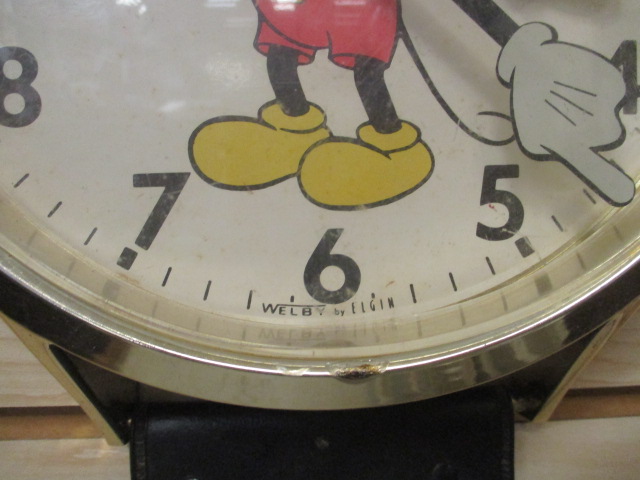 Welby by Elgin Mickey Mouse Watch Style Wall | Proxibid