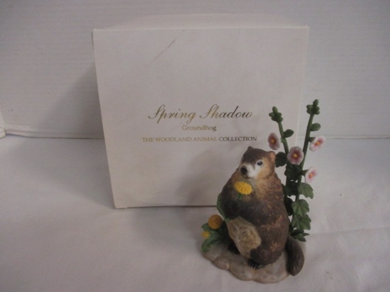 Lenox "Spring Shadow" Groundhog  Woodland Animal Collection in Original Box