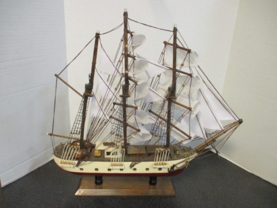 Wood Model Tall Sailing Ship