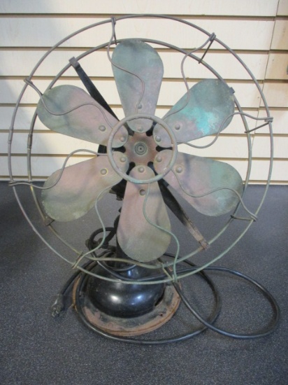 Vintage The Robbins and Myers Co. Table or Wall Mount Fan