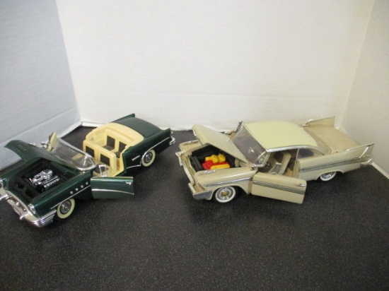 Mira '55 Buick Century and Motor Max '58 Plymouth Fury 1/18th Scale