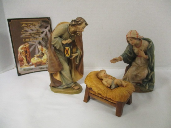 1989 Anri Woodcarvings Florentine Nativity by U. Bernardi