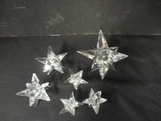 Acrylic Star Candleholders