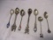 Small Souvenir Spoons - Sterling, Alpaca, 800 and Silverplate
