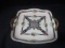 Handpainted Square Plate Made in Japan