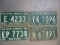 4 1670-1970 SC Car Tags