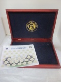 The Franklin Mint Cherry Display Showcase for the Complete Presidential Coin Collection