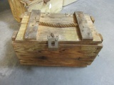 Old Wooden Ammo Box