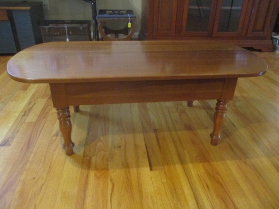 Cherry Coffee Table with Drawer