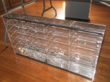 24 Car Display Case w/ Mirrored Base and Back