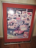 Cocca-Cola Toy Truck Framed Poster