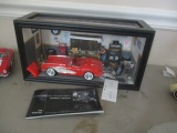 Franklin Mint The Garage with 1958 Corvette Convertible