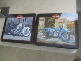 2 Harley Davidson Storage Tins