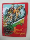 Harley Davidson Rider Tin Sign