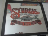 Framed Sturgis Rally Mirrored Sign