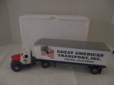 First Gear Great American Transport Mack Tractor Trailer