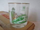 Set of 4 Southern Railway Glasses